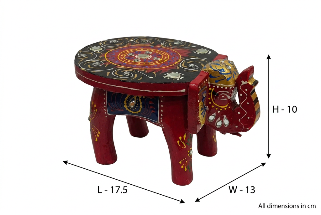 Elephant Stool 4"
