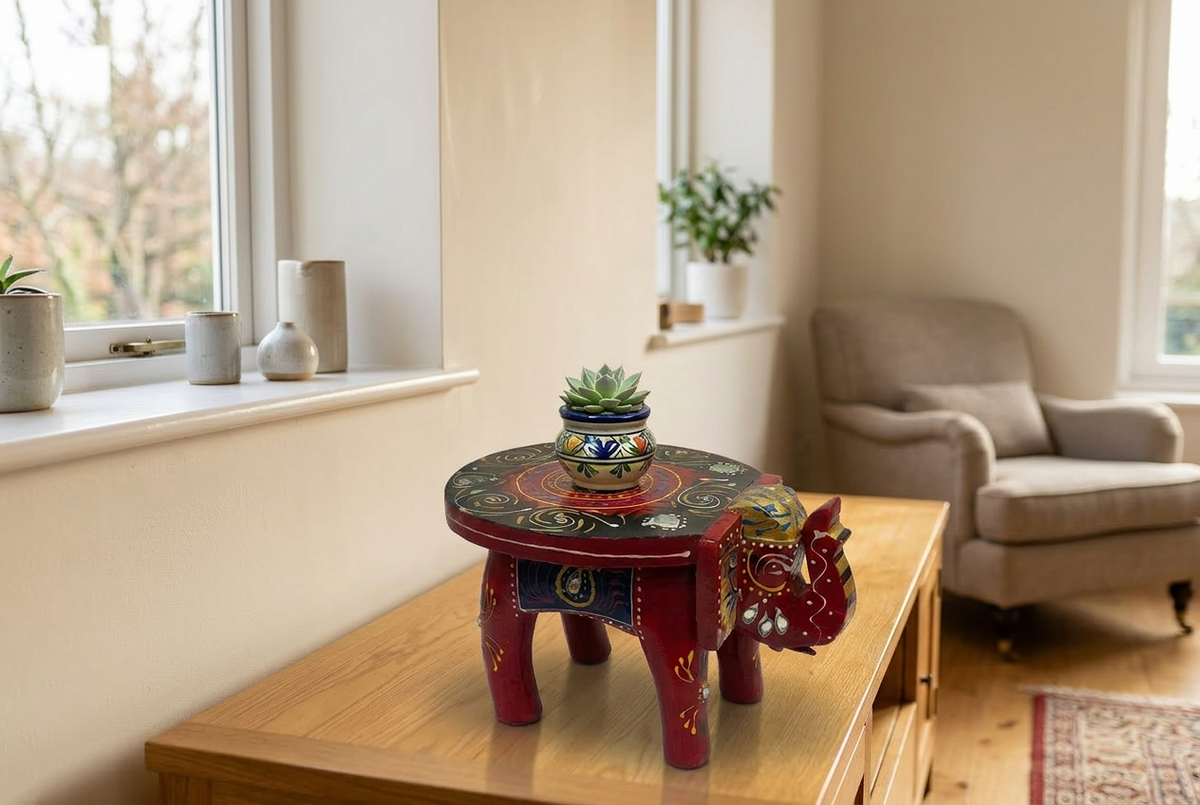 Elephant Stool 4"